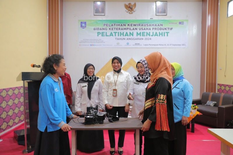 Pelatihan Menjahit di Lapas Perempuan Pangkalpinang Tingkatkan Keterampilan Warga Binaan