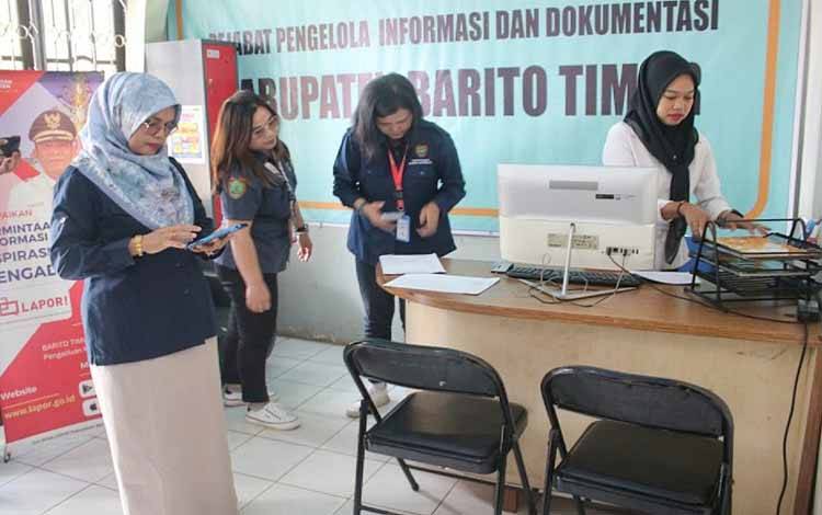 Komisi Informasi Kalteng Evaluasi Keterbukaan Informasi Publik di Barito Timur