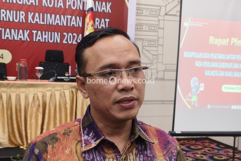 Ketua Komisi Pemilihan Umum (KPU) Pontianak, David Teguh (ANTARA/Dedi)