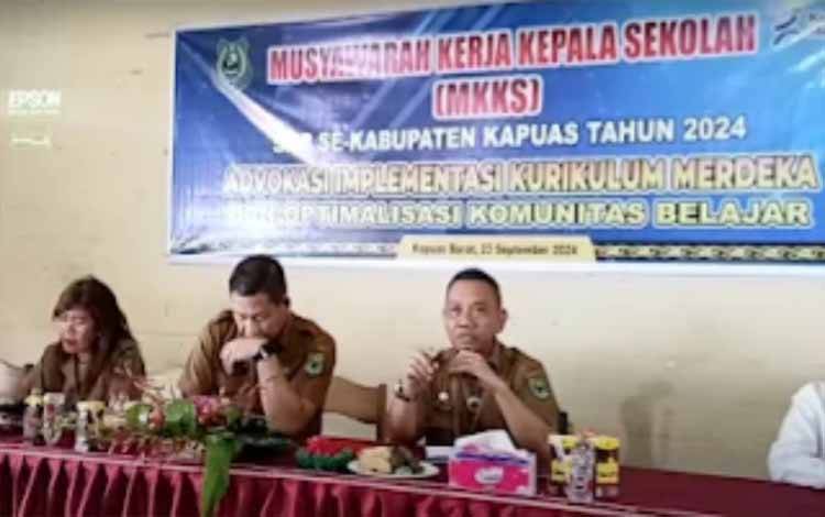 Kadisdik Kapuas: Sinergi dengan Kepala Sekolah Kunci Sukses Pendidikan Merdeka Mengajar