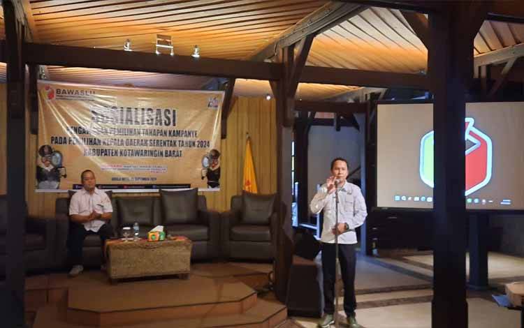 Tingkatkan Partisipasi Masyarakat, Bawaslu Kobar Sosialisasi Pengawasan Kampanye Pilkada Serentak 2024
