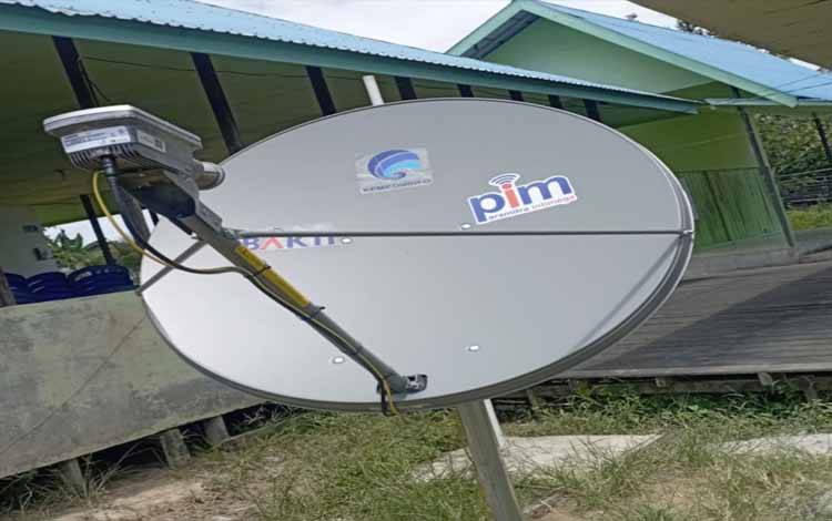 Kementerian Kominfo Pasang VSAT 51 Titik di Pulang Pisau