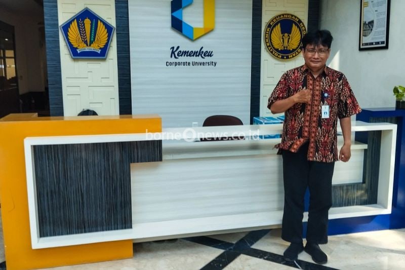 Kepala Bagian Kerjasama Sekretariat Daerah Kabupaten Natuna Faisal Firman saat di Politeknik Keuangan Negara STAN. ANTARA/HO-Pemkab Natuna