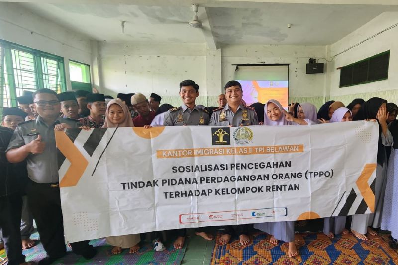 Kantor Imigrasi Belawan Sosialisasi Cegah TPPO di Panti Asuhan