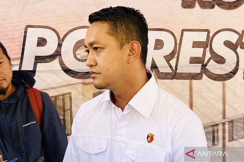 Kasat Reserse Kriminal Polresta Bogor Kota AKP Aji Riznaldi Nugroho. (ANTARA/Shabrina Zakaria)
