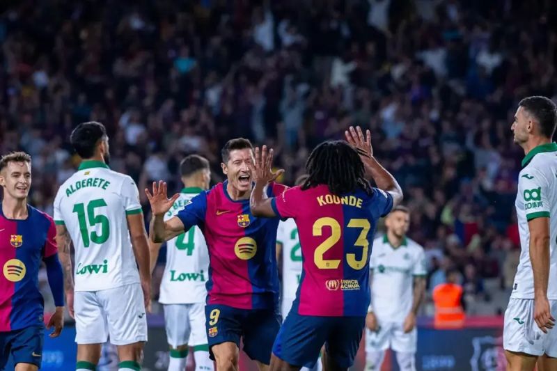 Barcelona Menang 1-0 atas Getafe, Lewandowski Penentu Kemenangan