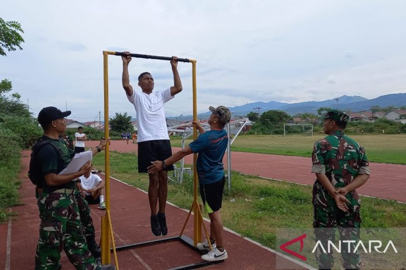 Pelatihan Fisik untuk Calon Prajurit TNI di Kabupaten Sigi