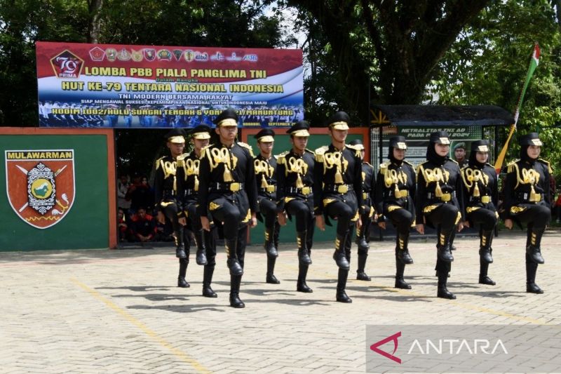 Lomba PBB Kodim HST Tingkatkan Kesadaran Bela Negara Pelajar