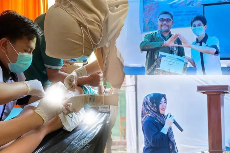 AMSA UHO Adakan Bakti Sosial Screening Kesehatan di Kendari