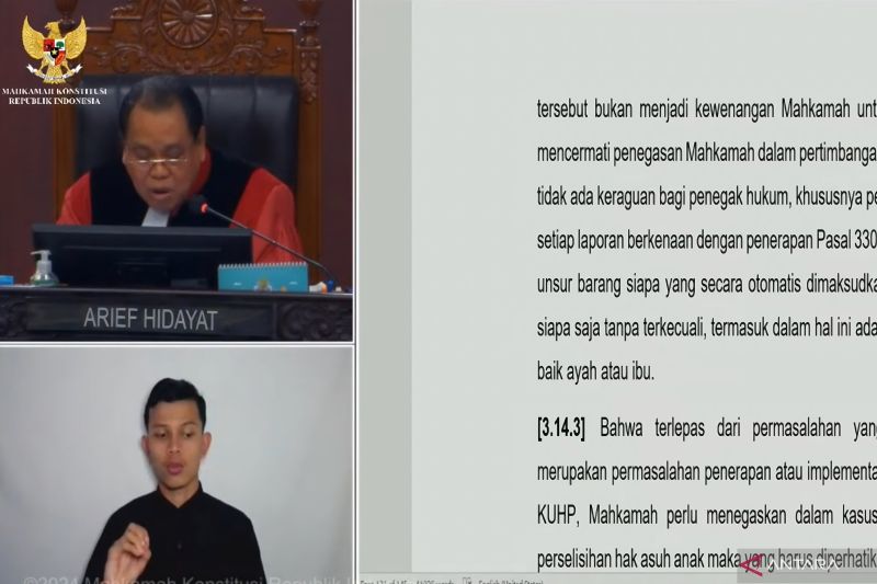 Mahkamah Konstitusi Tegaskan Pidana bagi Orang Tua Penculik Anak