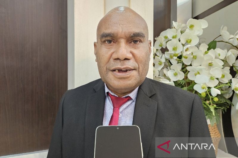 Kepala Dinas Kependudukan dan Pencatatan Sipil (Dukcapil) Provinsi Papua Jong makanuay (ANTARA/Qadri Pratiwi)