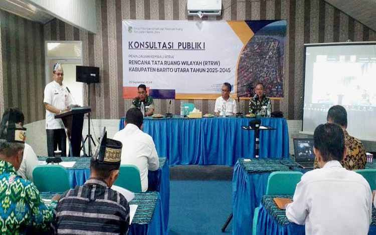 Dinas PUPR Barito Utara Gelar Konsultasi Publik 1 Revisi Rencana RTRW