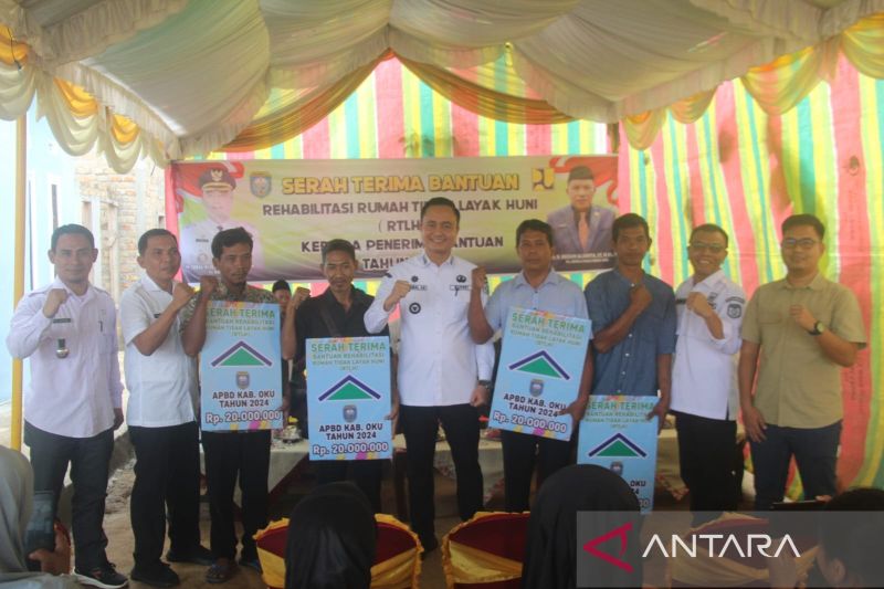 Pemerintah Kabupaten OKU Renovasi 50 Rumah Warga Miskin Gratis