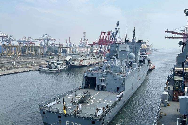 Kapal Perang Jerman Tiba di Jakarta, Dukung Perdamaian Indo-Pasifik