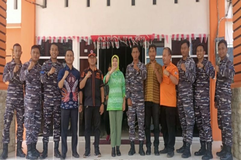 Kerja Sama BPBD Sulbar dan TNI AL Tingkatkan Penanggulangan Bencana