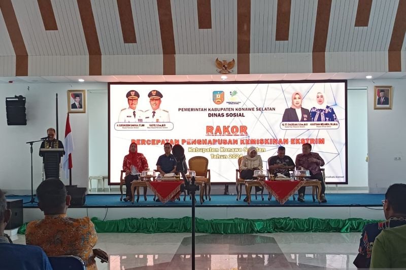 Pemkab Konawe Selatan Percepat Penghapusan Kemiskinan Ekstrem