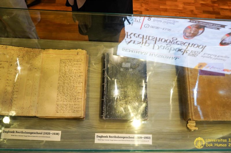 Arsip Dagboek Rechtshoogeschool (ANTARA/HO- Humas UI)