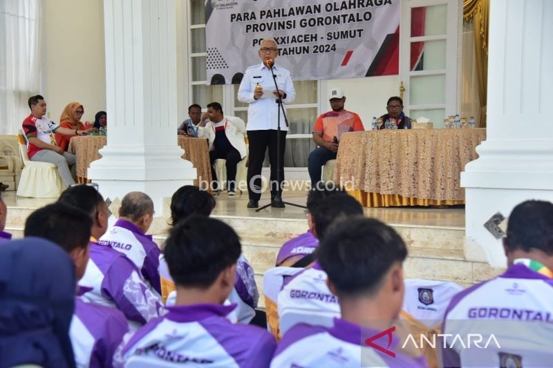 Gubernur Gorontalo Apresiasi Prestasi Kontingen PON 2024