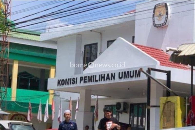 Ilustrasi. Gedung KPU Wajo. HO-Dok pribadi warga Wajo