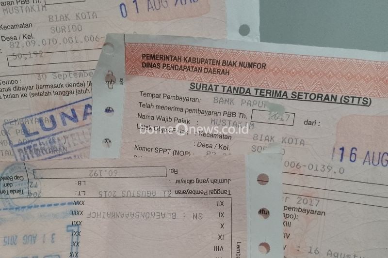 Batas Akhir Pelunasan PBB Biak Ditetapkan hingga 30 November 2024