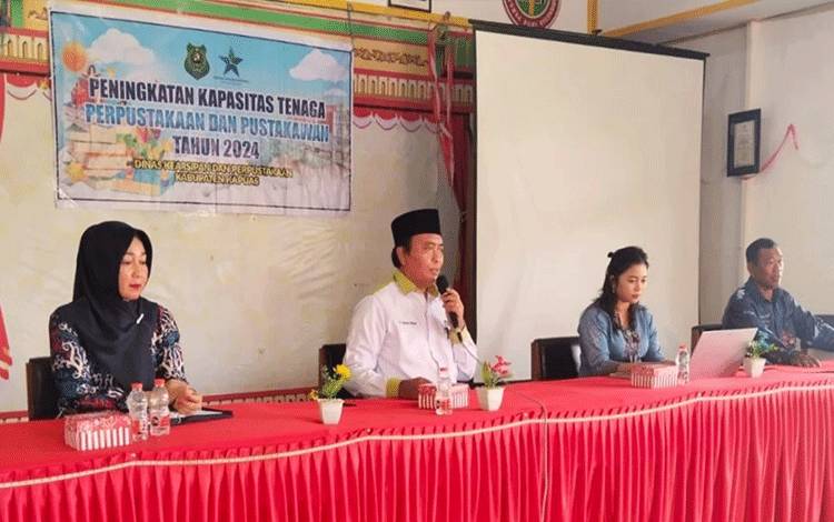 Disarpustaka Kapuas Gelar Pelatihan Peningkatan Kapasitas Pengelola Perpustakaan