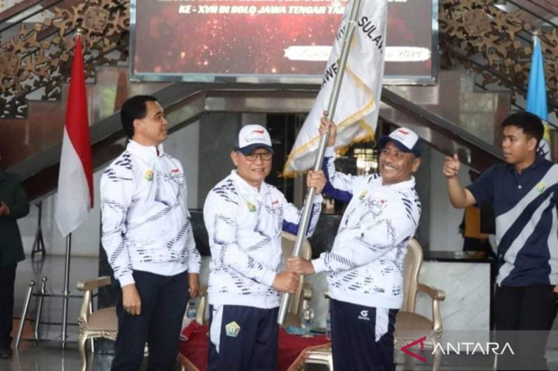 Pemprov Sultra Lepas Kontingen Peparnas XVII ke Solo, Siap Bertanding