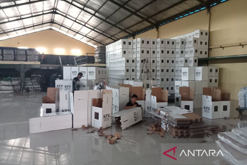 KPU Bantul Selesaikan Sortir dan Perakitan Kotak Suara Pilkada 2024