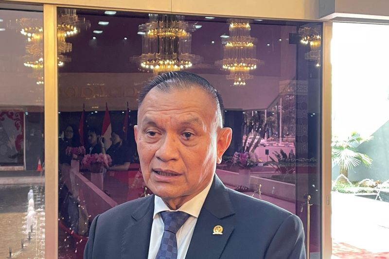 Politisi Partai Golkar sekaligus Wakil Ketua DPR RI Lodewijk F. Paulus di Kompleks Parlemen, Senayan, Jakarta, Jumat (27/9/2024). ANTARA/Melalusa Susthira K