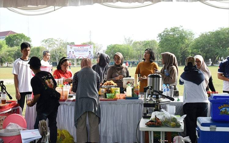 Senam Kebugaran Pemprov Kalteng Turut Buka Peluang UMKM Lokal