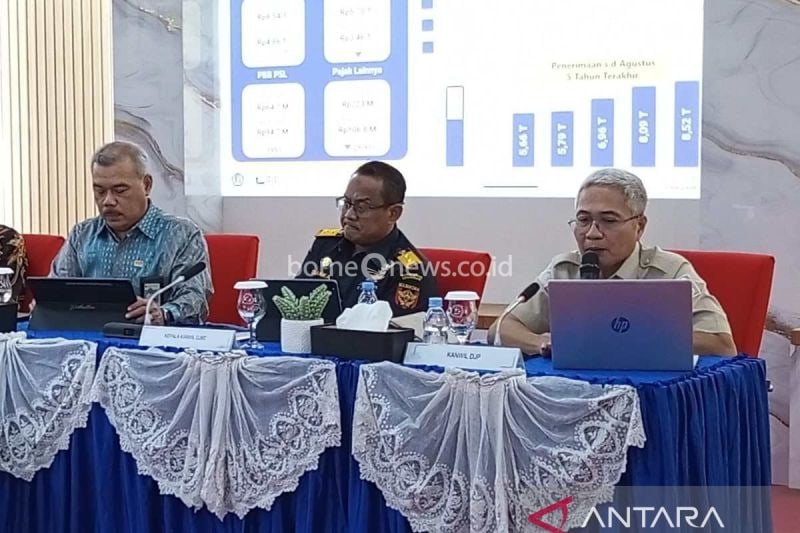 Penerimaan Pajak Sulselbartra Capai Rp11,72 Triliun hingga Agustus 2024
