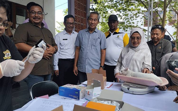 Vaksinasi Anjing di Palangka Raya Ditargetkan 80 Persen Hingga Desember 2024