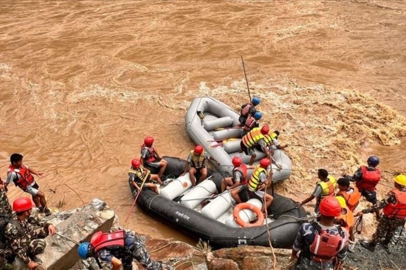 Banjir dan Longsor di Nepal Menewaskan 50 Orang, Ratusan Hilang
