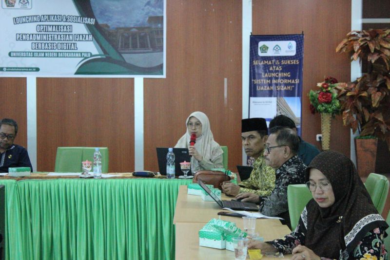 UIN Datokarama Palu Terapkan Sistem Informasi Ijazah Digital
