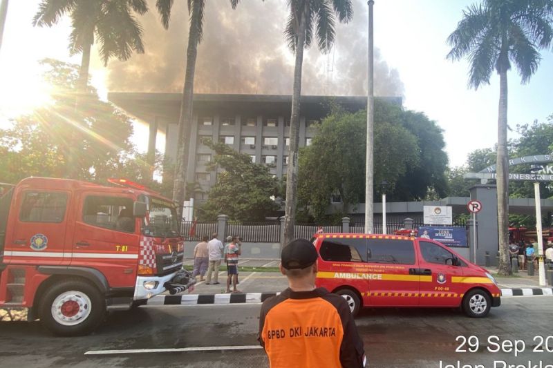 Bakamla RI Pastikan Dokumen Aman Usai Kebakaran Gedung di Jakarta