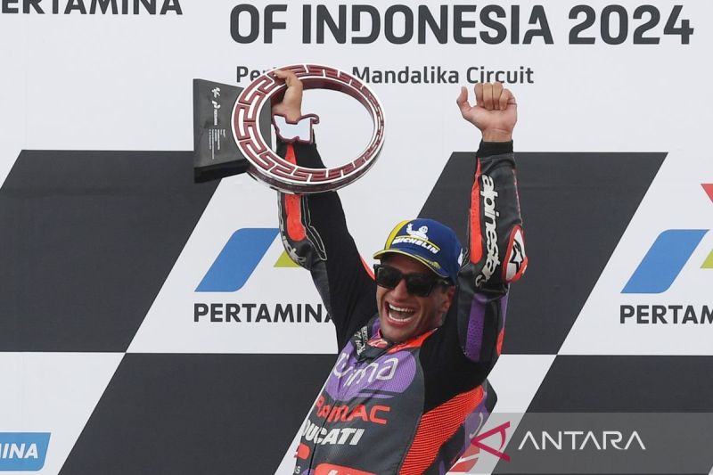 Jorge Martin Kuasai Puncak Klasemen MotoGP 2024 Usai Menang di Mandalika