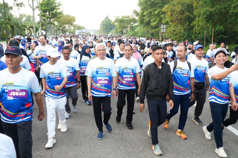 Lomba Larian Keluarga Malaysia 2024, 5.000 Pelari Memukau
