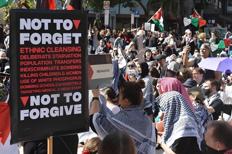 Ribuan Warga Australia Serukan Gencatan Senjata di Gaza dan Lebanon