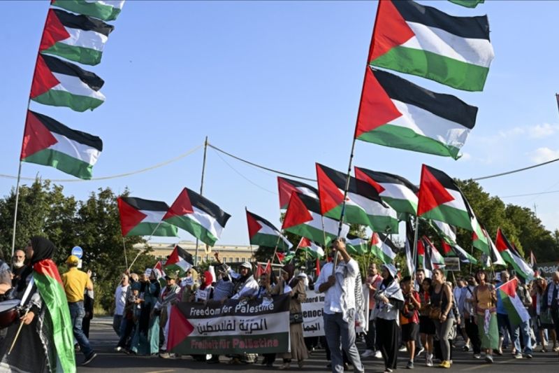 Protes Besar-Besaran di Eropa Serukan Penghentian Konflik Gaza