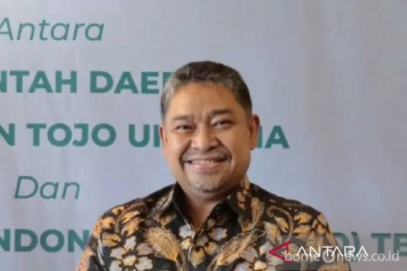 Pemimpin BNI Wilayah 11 Suluttenggomalut Lodewyck Z S Pattihahuan, di Manado, Senin (30/9/2024). ANTARA/Nancy L Tigauw.