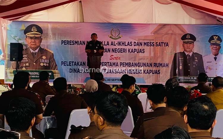 Kunjungan ke Kapuas, Ini Pesan Kajati Kalteng Kepada Jajarannya