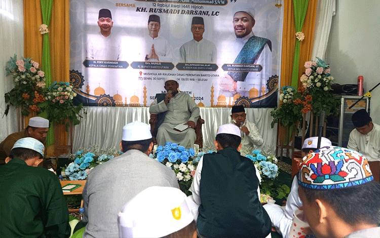 Disperkimtan Barut Rayakan Maulid Nabi Muhammad