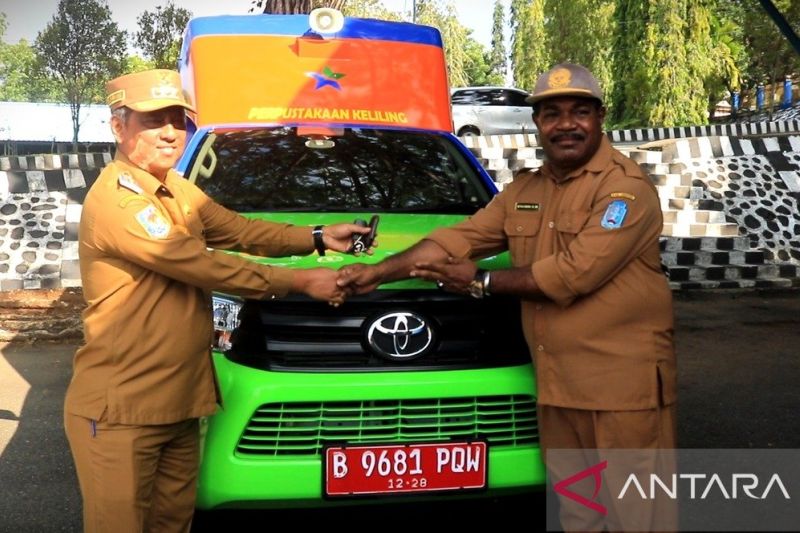 Perpusnas Kirim Mobil Perpustakaan Keliling ke Jayapura untuk Tingkatkan Minat Baca