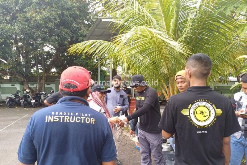 Uji Kompetensi Pilot Drone di Maluku Tingkatkan Profesionalisme