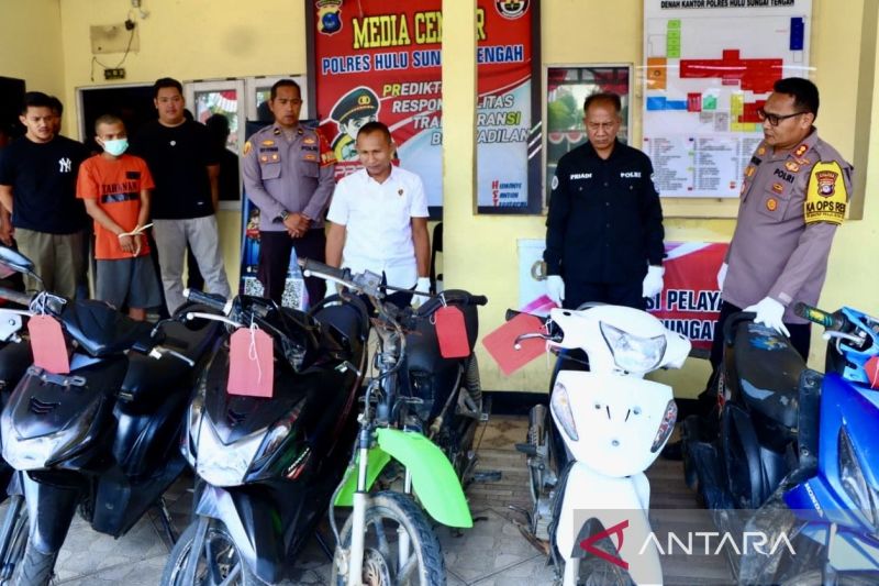 Polisi Gagalkan Pencurian Sepeda Motor Terorganisir di HST