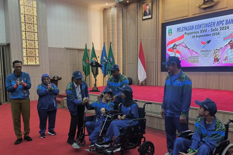 Pelepasan Kontingen Peparnas Banten, Siap Raih Prestasi di Solo