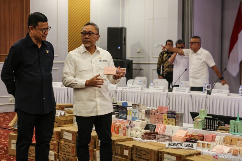 Kemenkeu Tindak 122 Kasus Impor Kosmetik Ilegal Senilai Rp2,72 Miliar