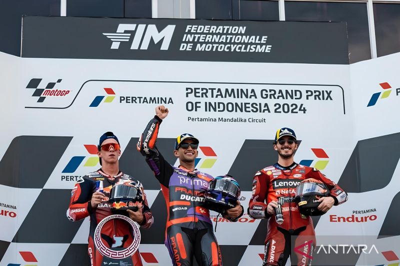 Jorge Martin Raih Kemenangan Pertama di Mandalika setelah Trauma