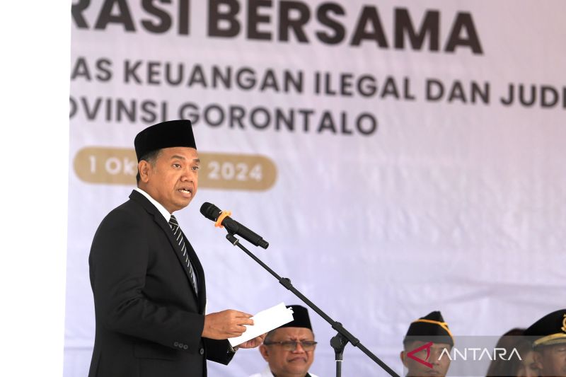 Satgas Pasti Gorontalo Deklarasikan Pemberantasan Judi Online