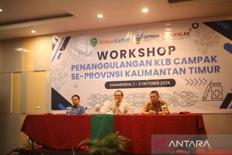 Dinkes Kaltim Perkuat Kolaborasi Atasi KLB Campak di Daerah