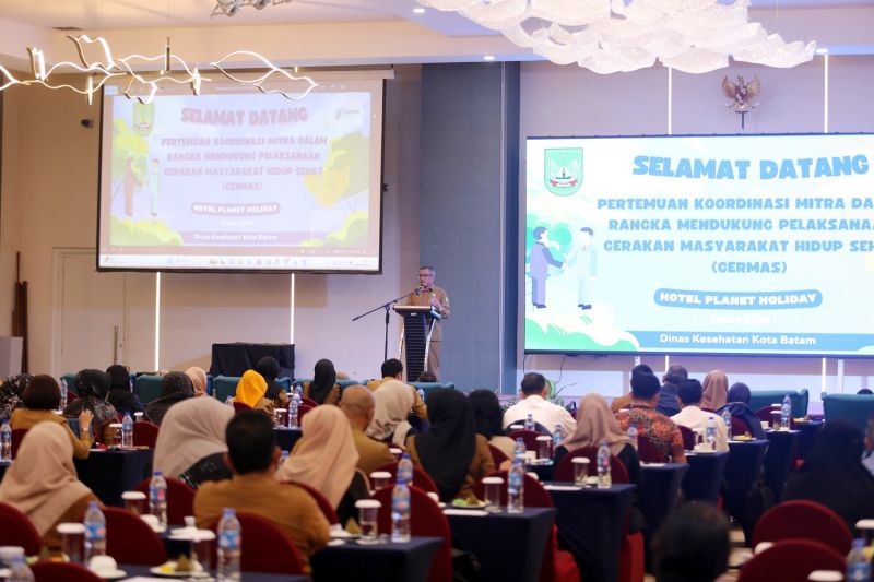 Pemkot Batam Kepri saat menggelar Pertemuan Koordinasi Mitra dalam Rangka Mendukung Pelaksanaan Gerakan Masyarakat Hidup Sehat (Germas). ANTARA/Pemkot Batam.